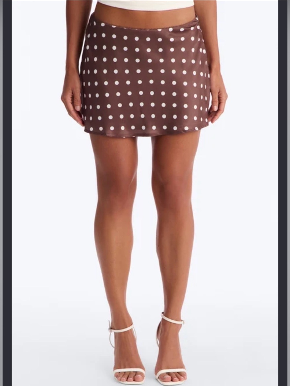 Abercrombie & fitch polka dot mini skort